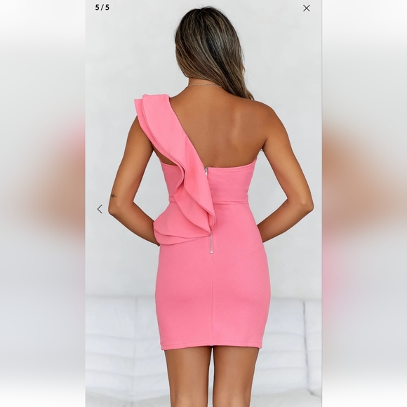 Hello Molly Fun is Calling Mini Dress Pink XS NWT - Picture 5 of 5